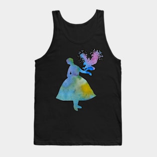 Girl with an eagle Tank Top